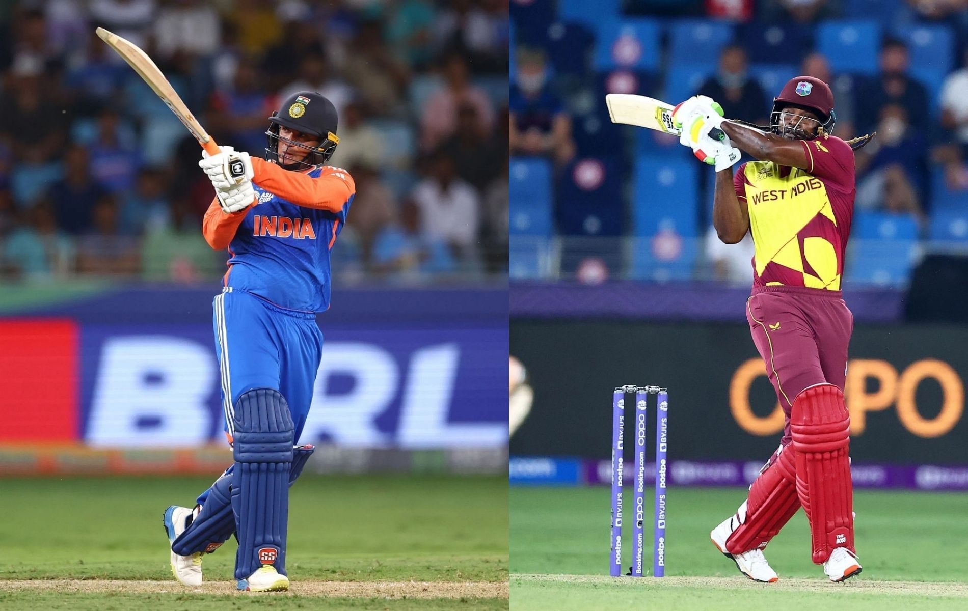 Abhishek Sharma, Chris Gayle 