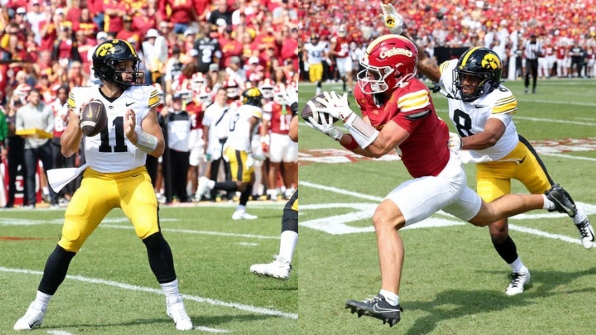 The Iowa Hawkeyes vs. Iowa State Cyclones