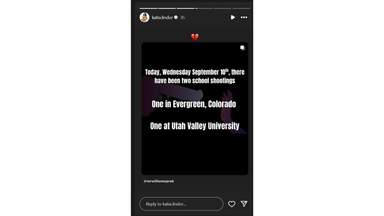Katia&#039;s Instagram story