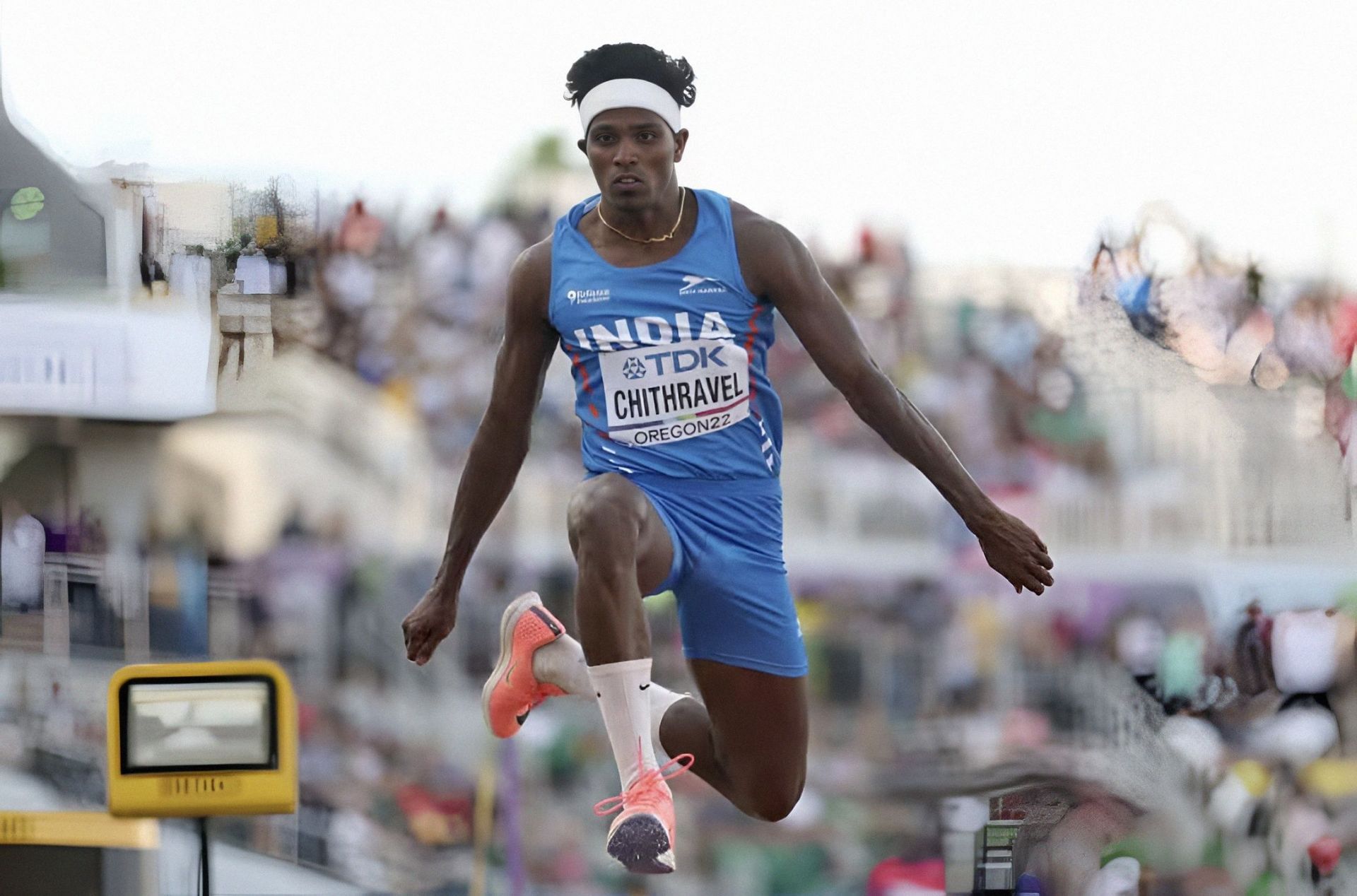 Praveen Chithravel missed out on the triple jump qualification mark.
