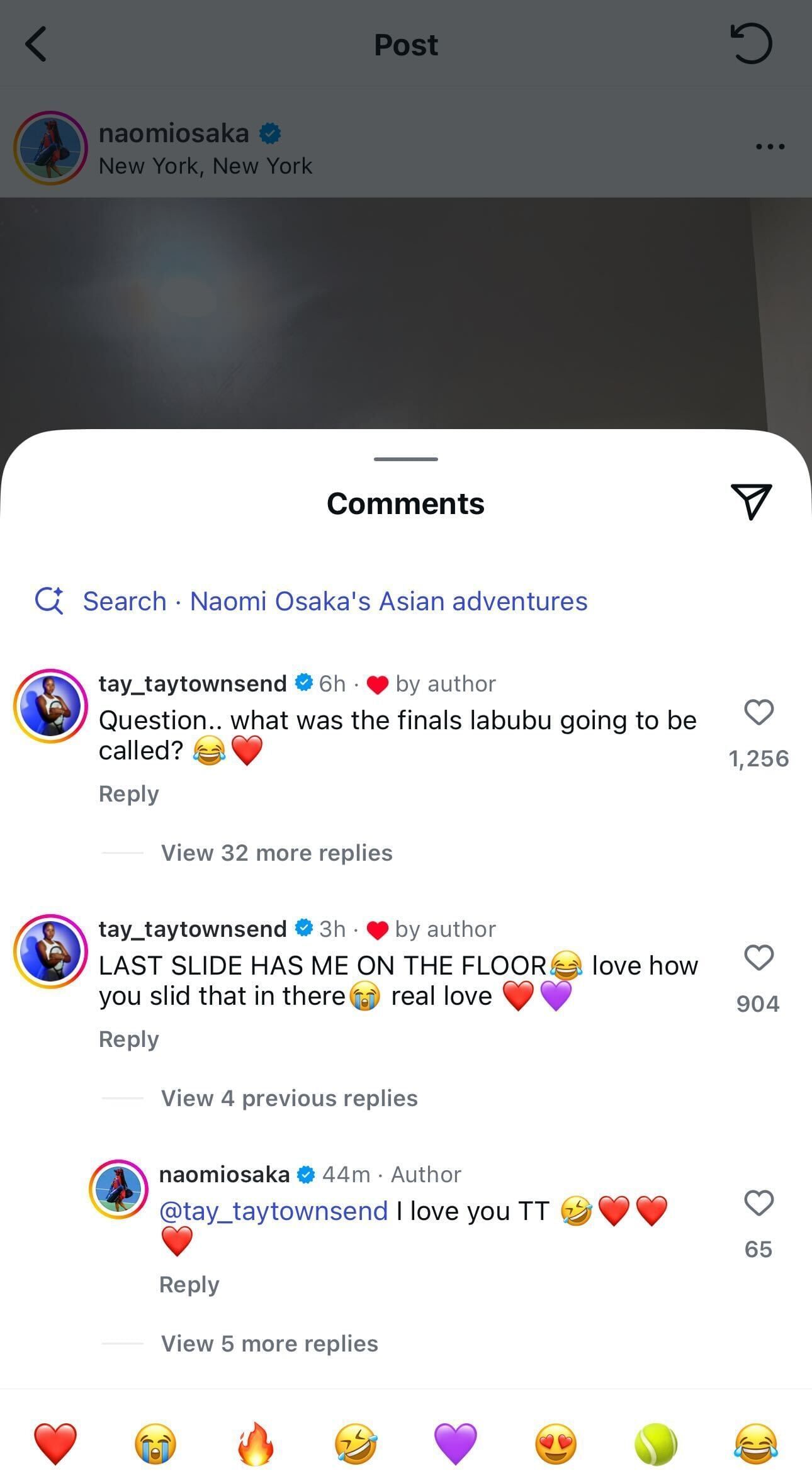Comments section