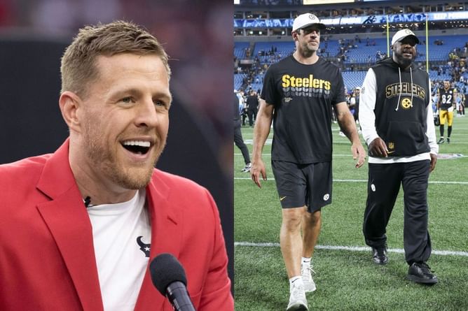 "Lot of intermixing and intermingling": J.J. Watt reveals Aaron Rodgers' impact on Mike Tomlin's Steelers
