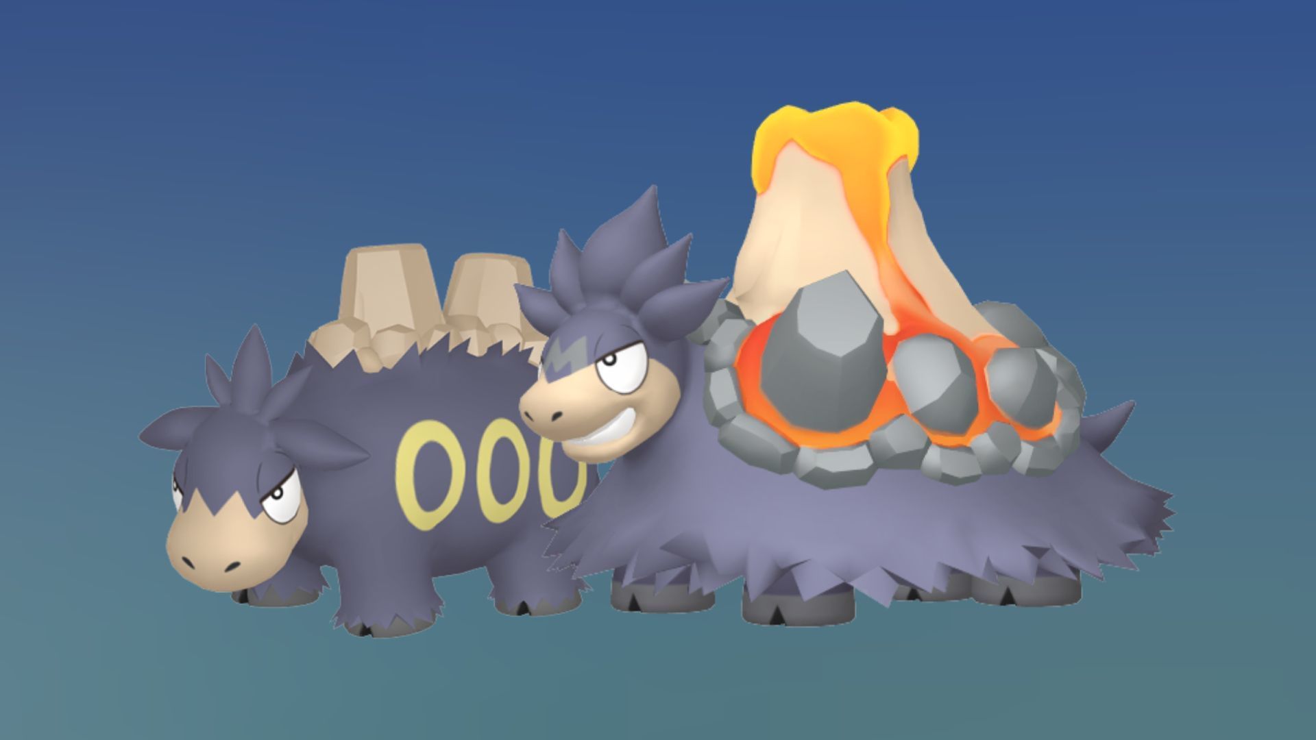 Shiny Camrupt and Shiny Mega Camerupt (Image via TPC)