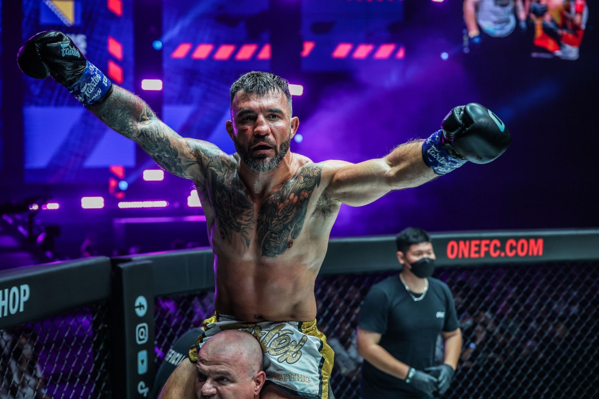 Denis Puric (pictured) is back in action at ONE 173 in Tokyo, Japan. [Image: ONE Championship]