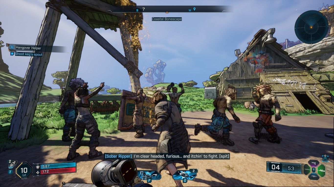 Kill the Rippers to complete Hangover Helper quest in Borderlands 4 (Image via 2K)