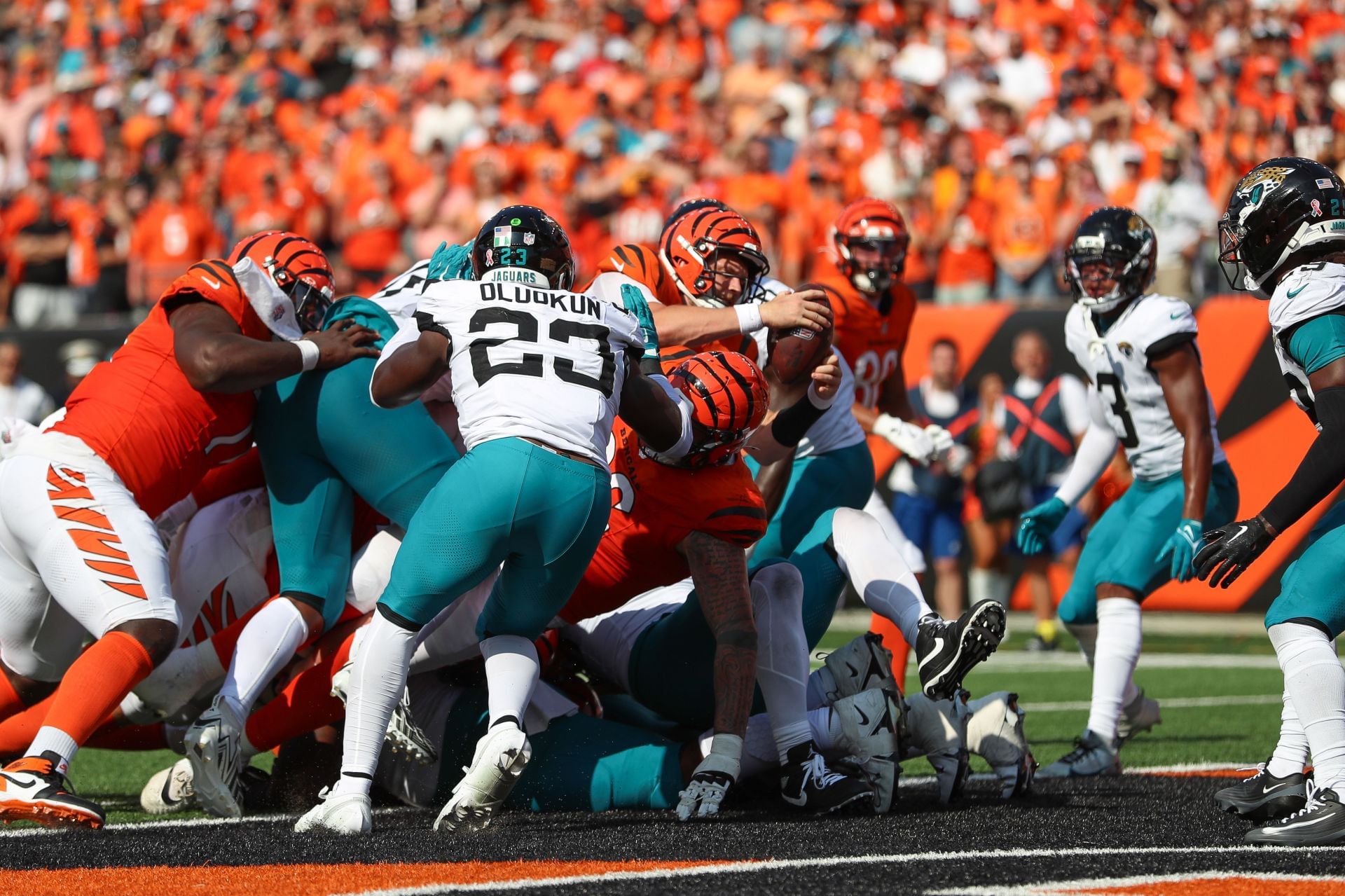 NFL: SEP 14 Jaguars at Bengals - Source: Getty
