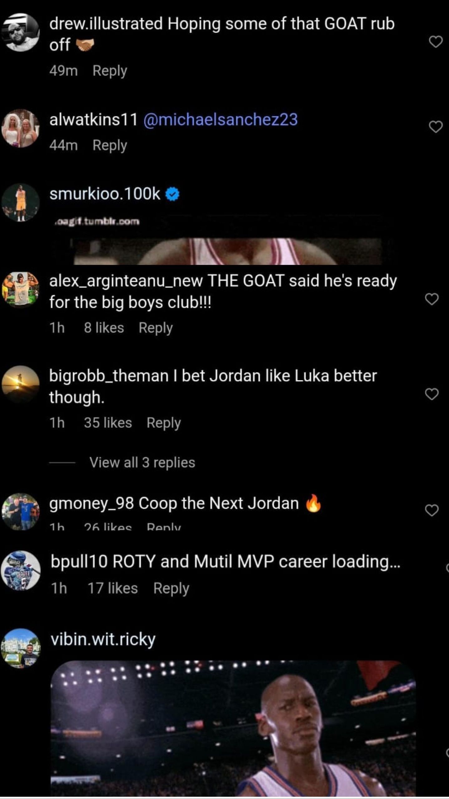 Comments on the post