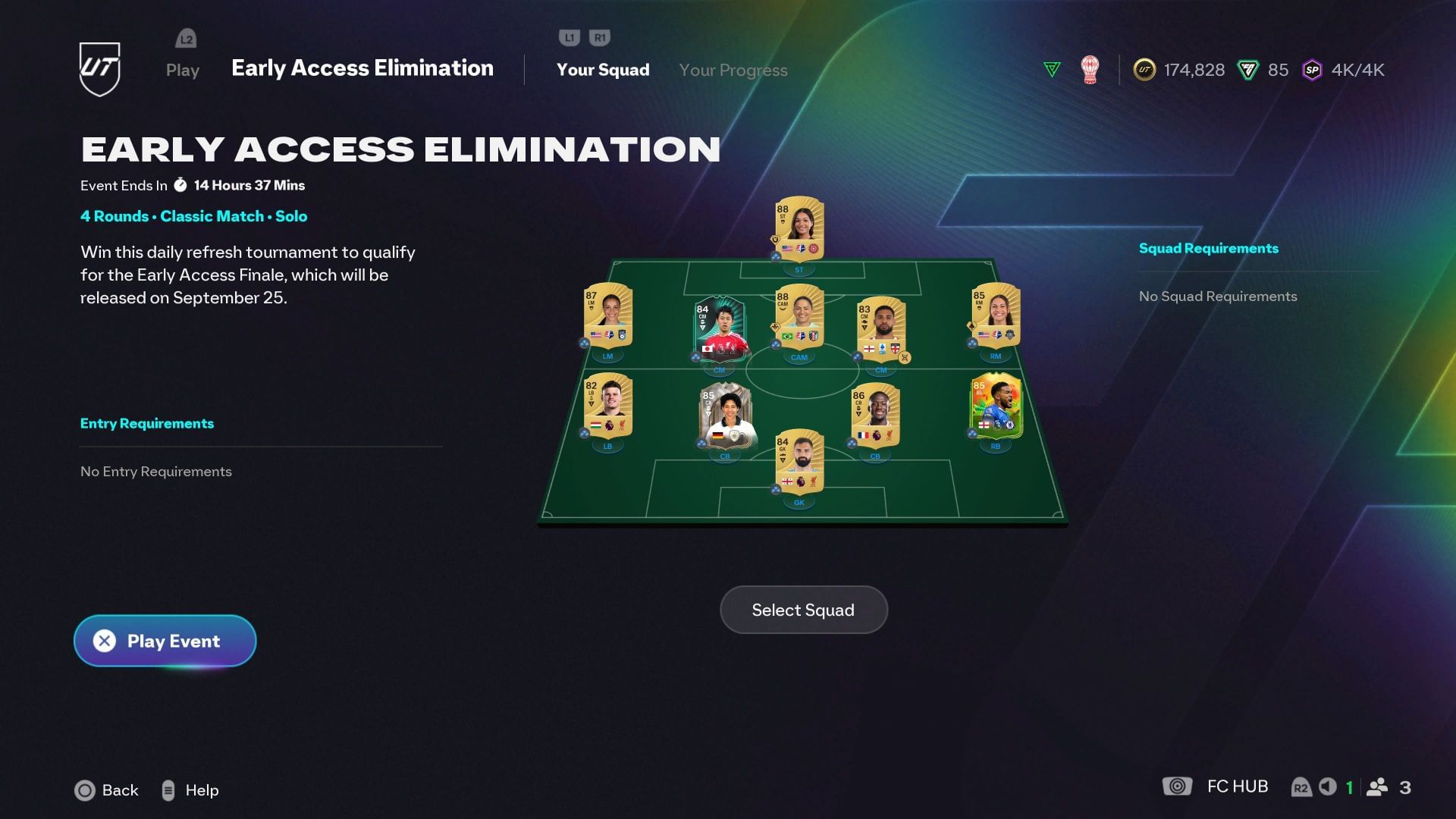 Tournaments are an amazing new addition to Ultimate Team (Image via EA Sports)