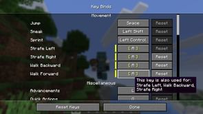 New Minecraft snapshot lets you bind multiple actions to one key