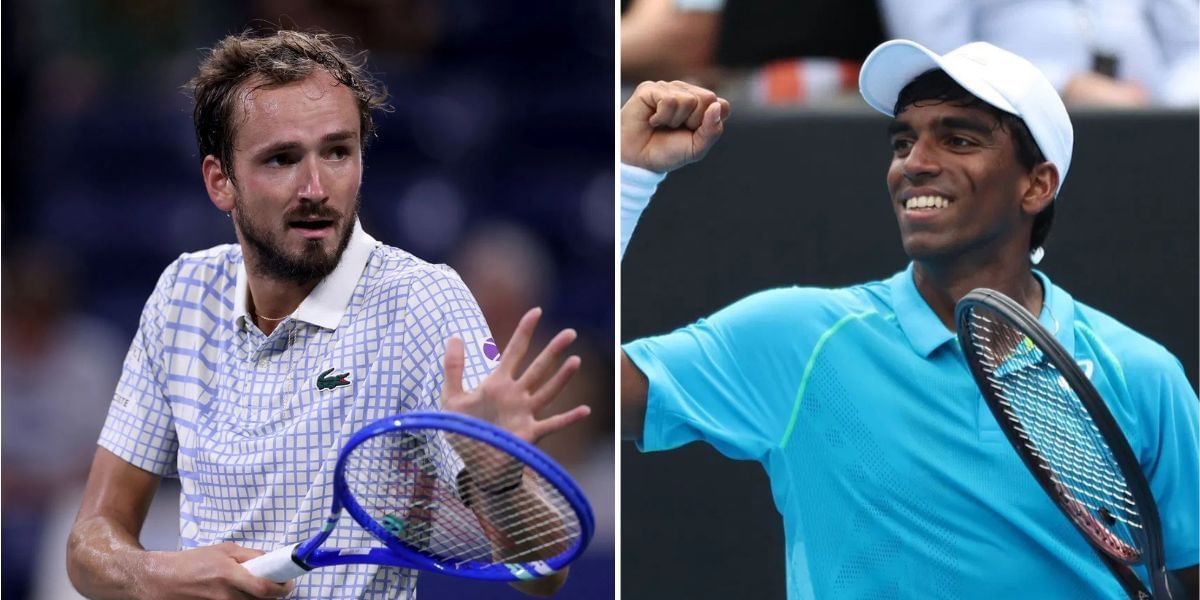 Daniil Medvedev to face qualifier Nishesh Basavareddy in Hangzhou Open 2R | Image Source: Getty