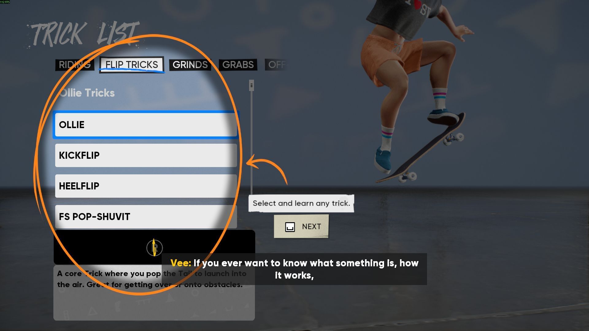 Always remember to refer to the Skatepedia whenever necessary (Image via SK Gaming || EA)