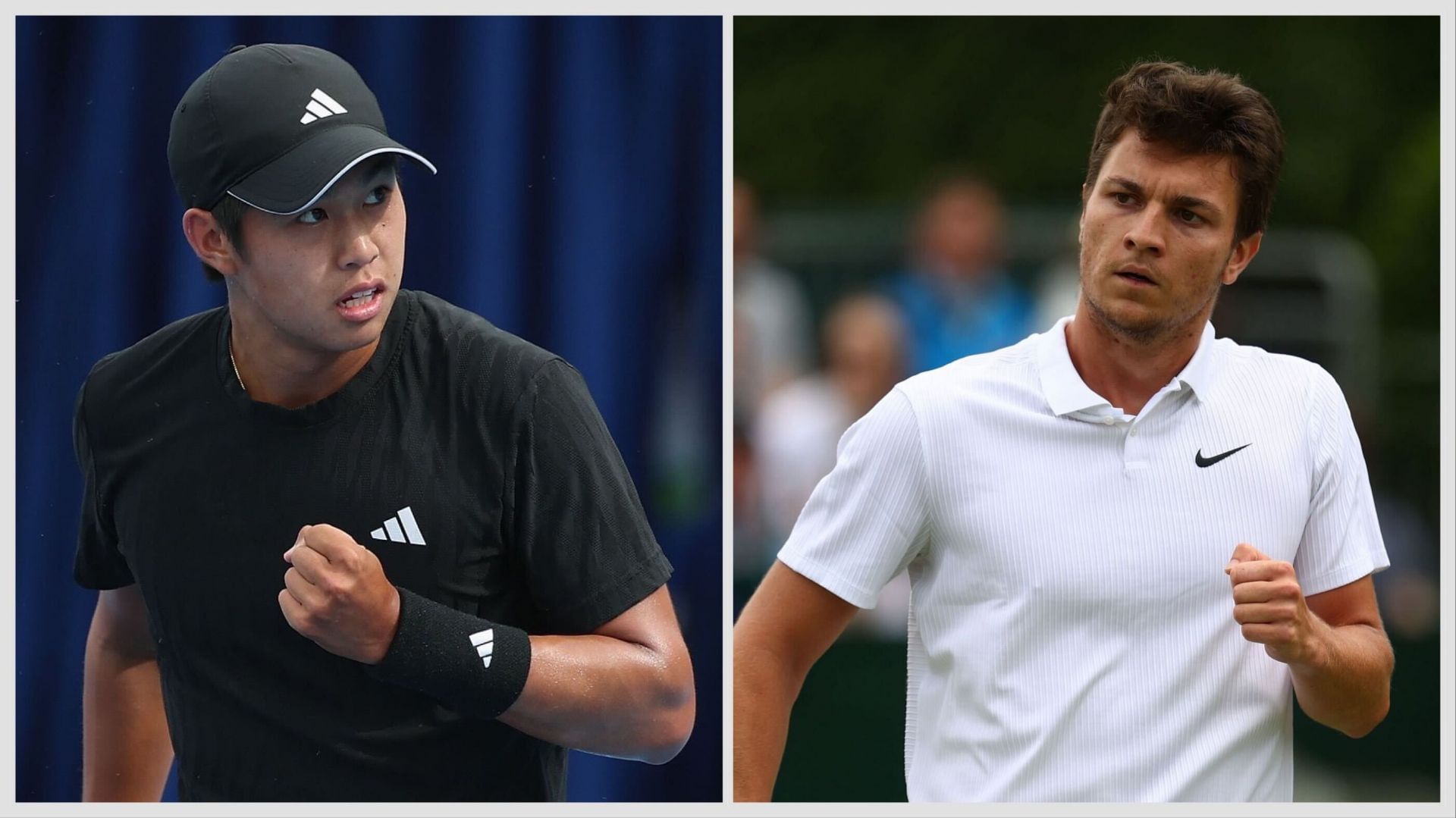 Learner Tien vs Miomir Kecmanovic is one of the first-round matches at the Shanghai Masters 2025. (Photos: Getty)