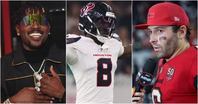 "He's Baker Mayfield's b**ch": Antonio Browns takes shot at CJ Gardner-Johnson after getting humbled by injured Buccaneers QB on MNF