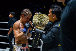 “It’s just incredible” - Stella Hemetsberger left speechless after winning ONE Championship world title