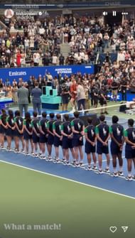 Lindsey Vonn reacts to the jannik Sinner party against Carlos Alcaraz in the United States Open Finals 3 Lindsey vonn heaps praises Jannik Sinner and Carlos Alcaraz; Instagram - @lindseyvonn