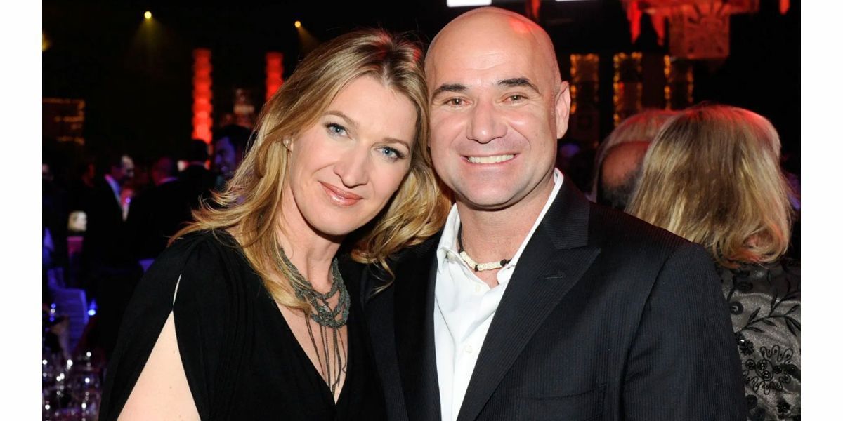 Andre Agassi with his wife Steffi Graf (Image Source: Getty)