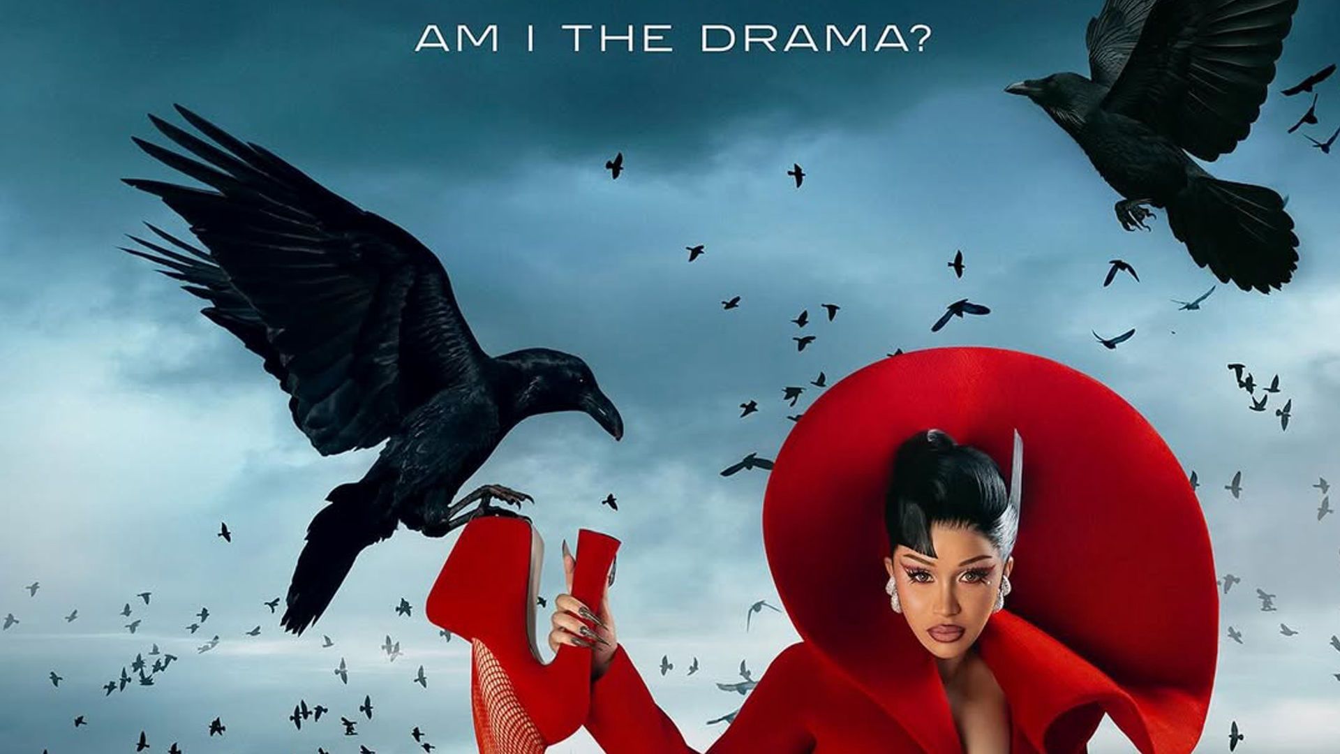 AM I THE DRAMA? album poster (Image via Instagram/@iamcardib)
