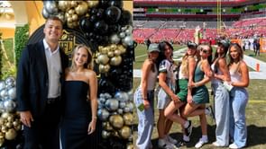 Mason Taylor's GF Sage Wagner flaunts Jets' iconic green while posing with gal pals at sidelines for Week 3 game vs Bucs