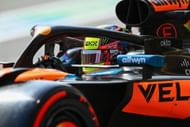 McLaren's Oscar Piastri during the Friday free practice running at the 2025 F1 Grand Prix of Azerbaijan race weekend - Source: Getty