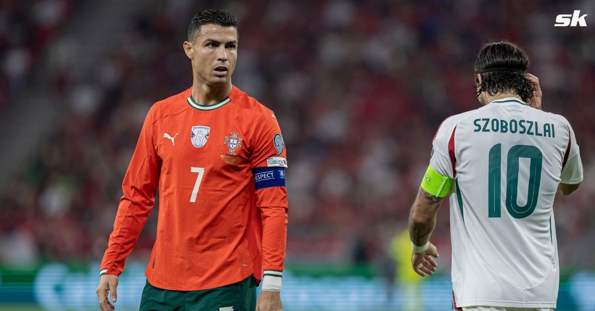 Cristiano Ronaldo promises his shirt to Dominik Szoboszlai