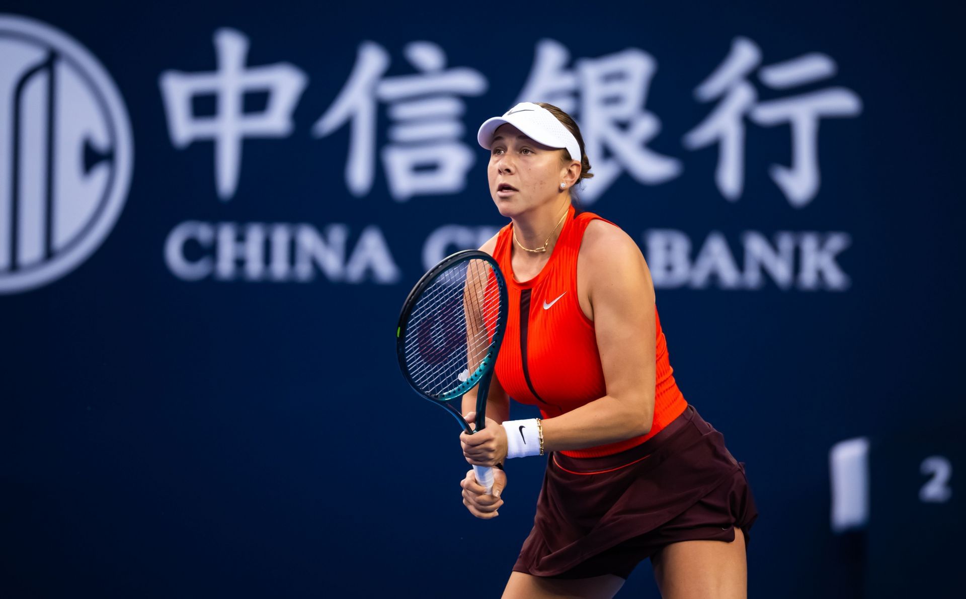 In Picture: Anisimova in action (Getty)