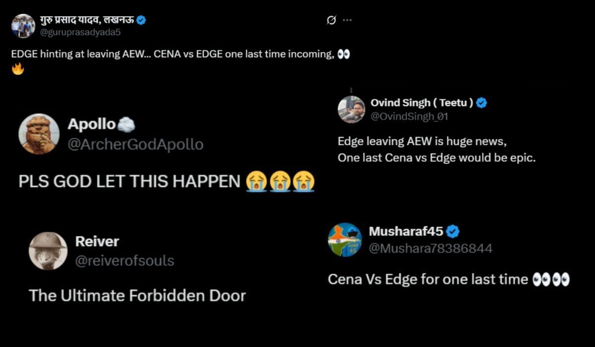 Fans react to Adam Copeland&#039;s announcement on Dynamite. (Image via X/@FadeAwayMedia)