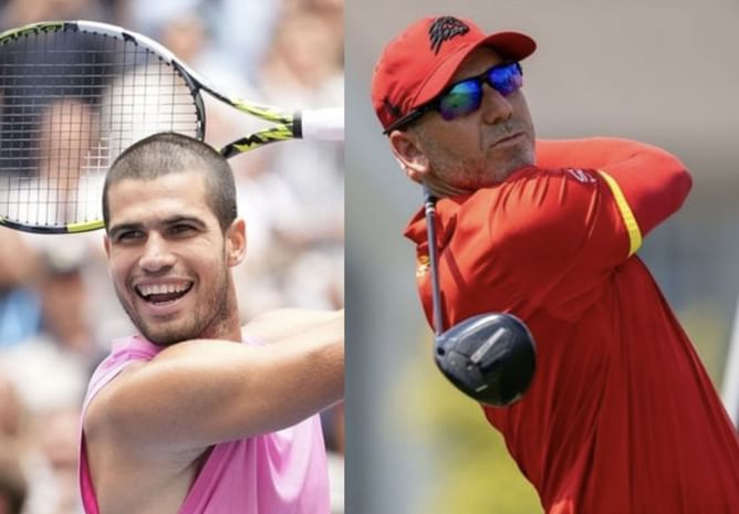 WATCH: Carlos Alcaraz sets one condition for Sergio Garcia to make their golf face-off fair