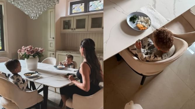 In Photos: Evander Kane's fiancee Mara enjoys 'date night' with her sons, Hendrix and Iverson