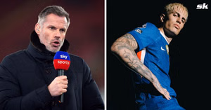 “I can’t stand it” - Jamie Carragher shares what he didn’t like about Garnacho as winger attended Fulham game before transfer confirmation