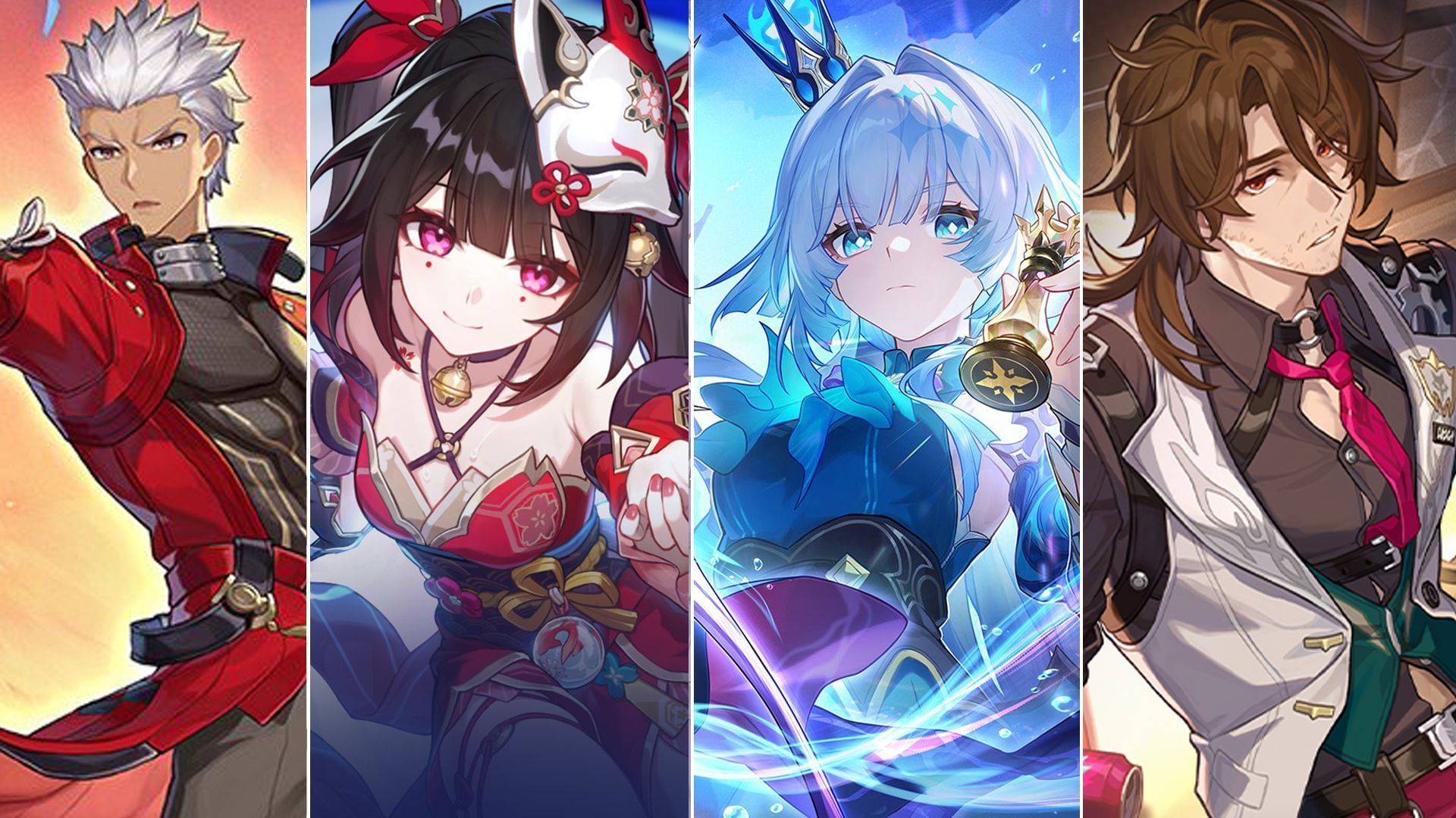 Archer, Sparkle, Cerydra, Gallagher (Image via HoYoverse)