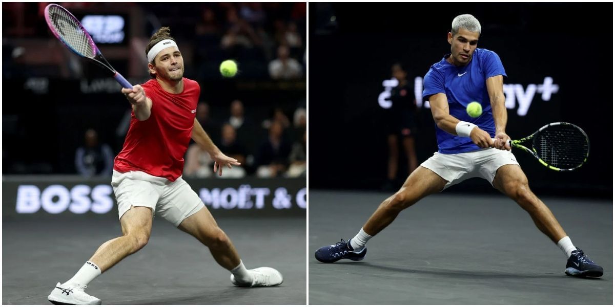 Taylor Fritz and Carlos Alcaraz