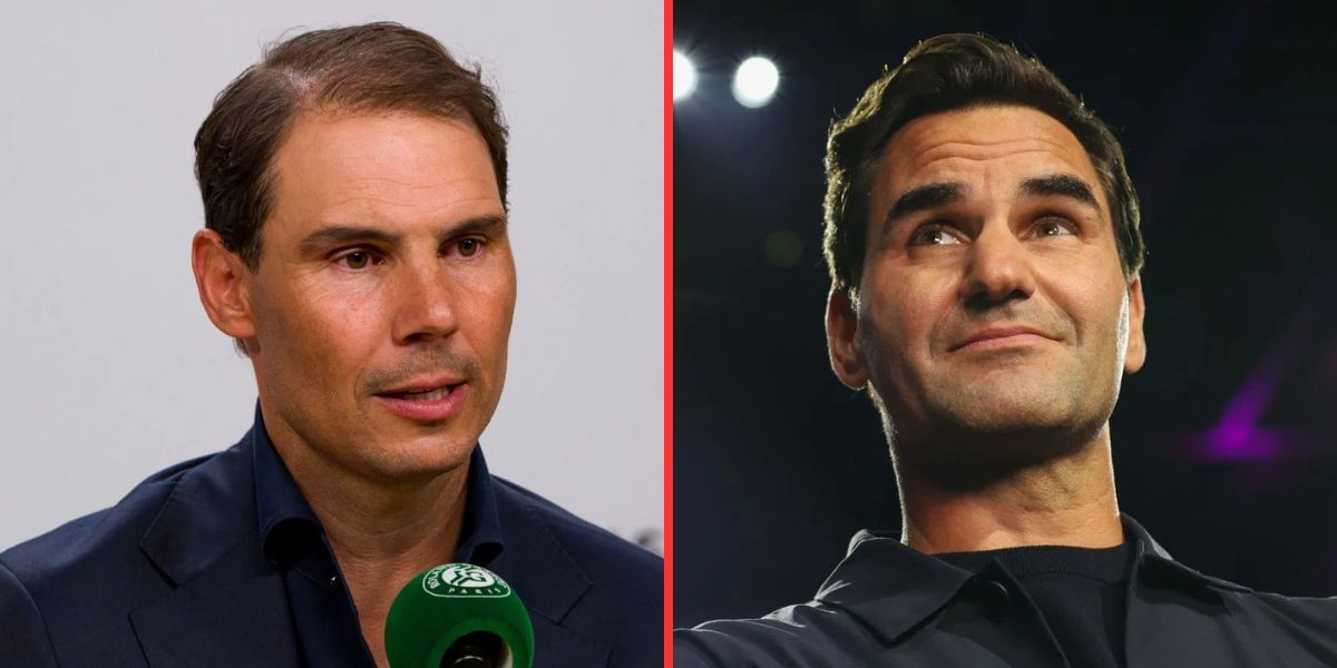 Rafael Nadal (left), Roger Federer (right), Sources: Getty