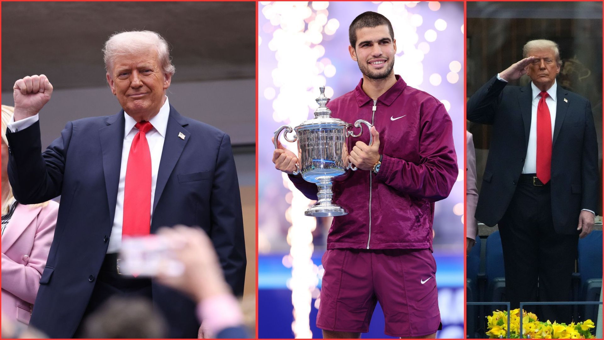 Donald Trump at the 2025 US Open final | Getty