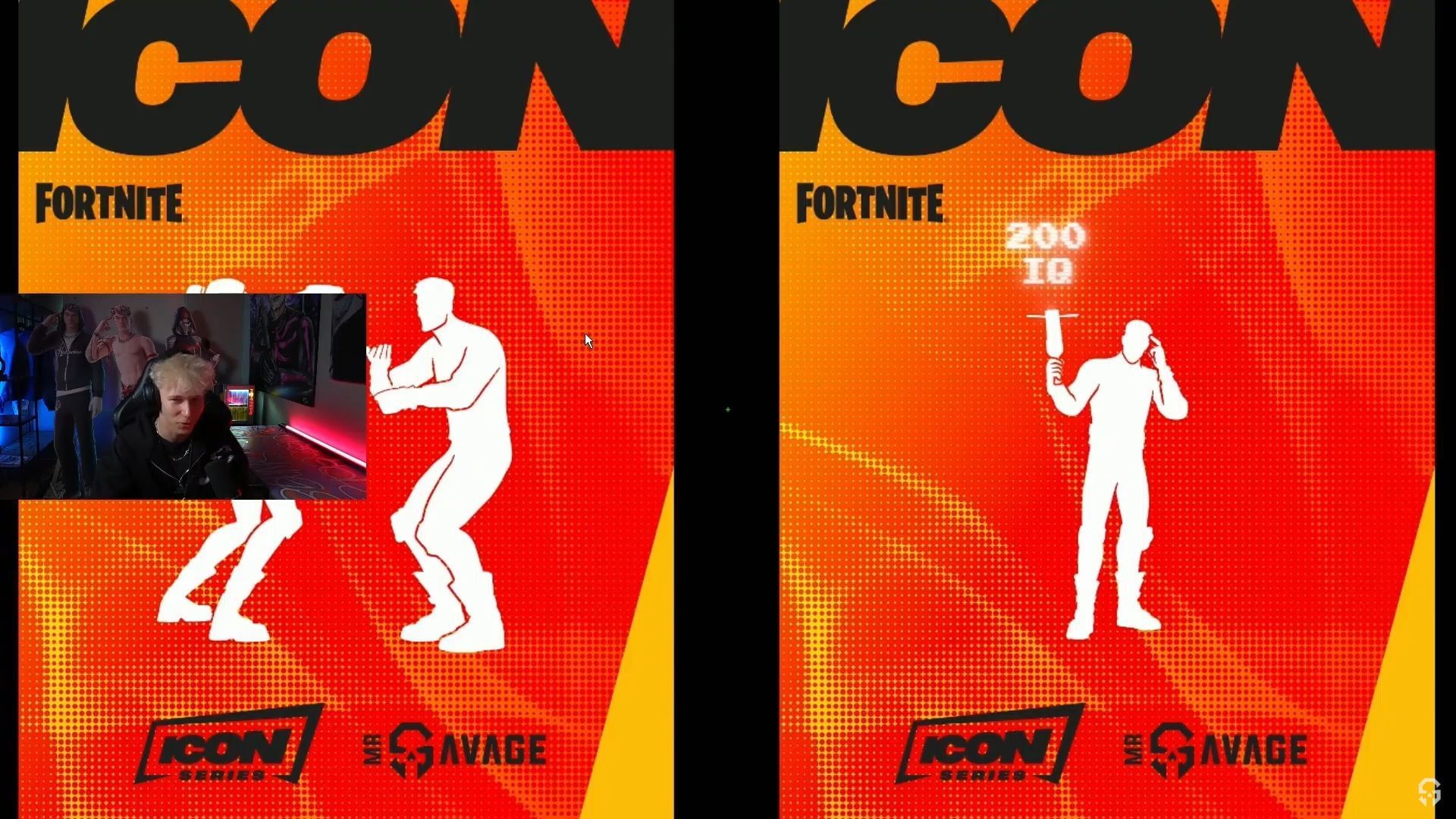 The Icon Series skin will also be accompanied by additional cosmetics, such as Emotes and Back Blings  (Image via YouTube/MrSavage)  