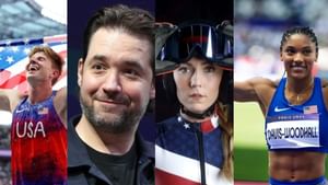 Serena Williams' husband, Mikaela Shiffrin,Hunter Woodhall and others react as Tara Davis-Woodhall wins World Championships