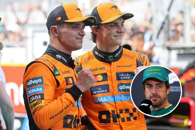“Many races to go”: Fernando Alonso comments on Piastri-Norris title battle