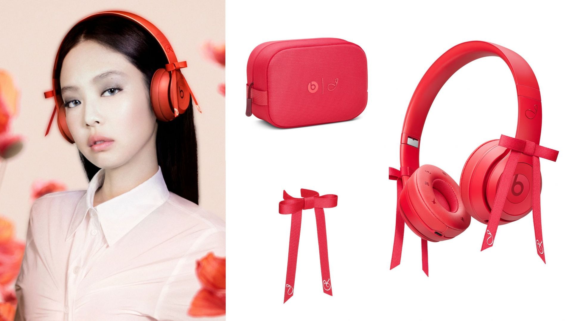 BLACKPINK&rsquo;s Jennie x Beats Solo 4 headphones (Images via Beats website)