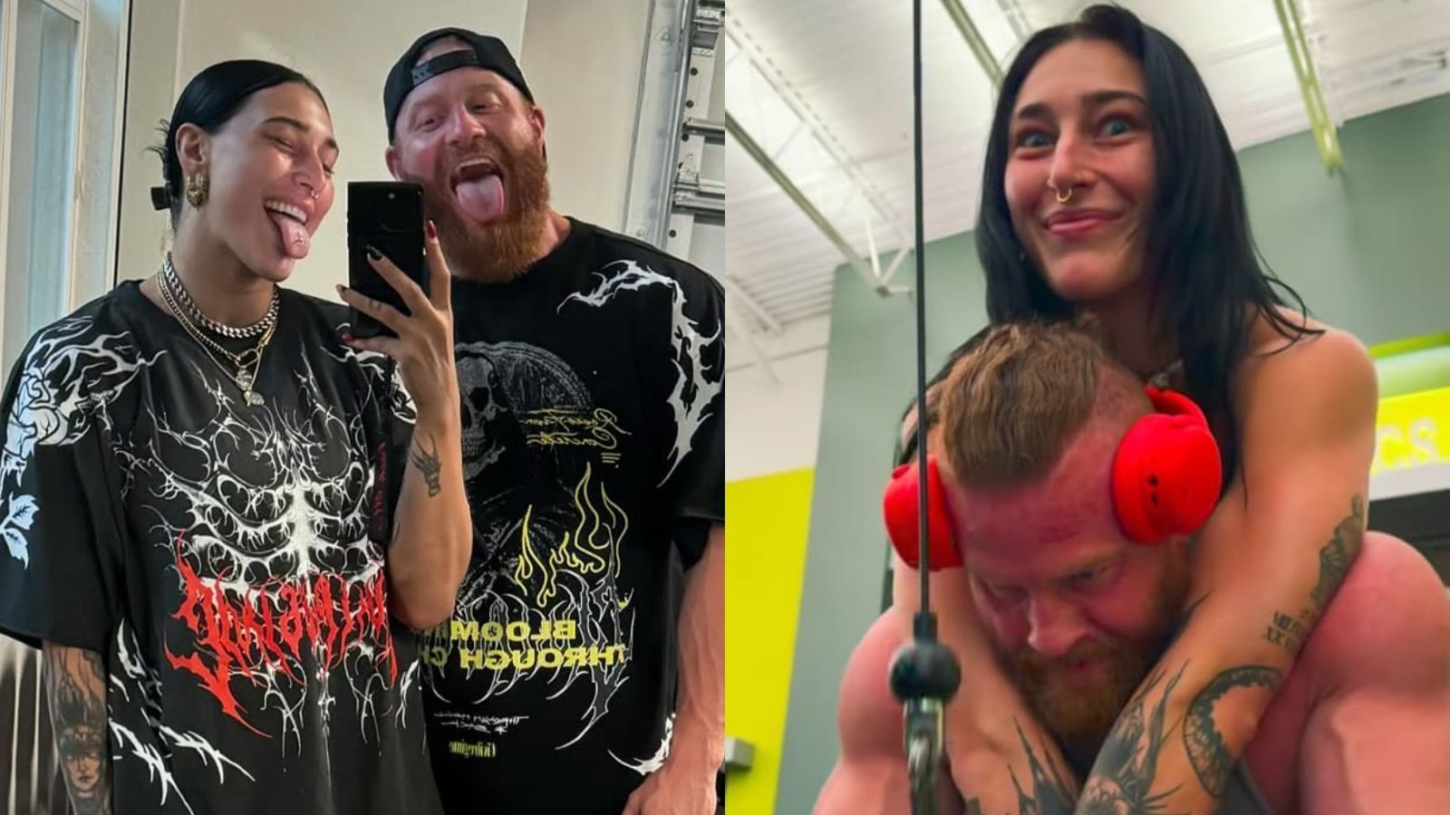Rhea Ripley and Buddy Matthews