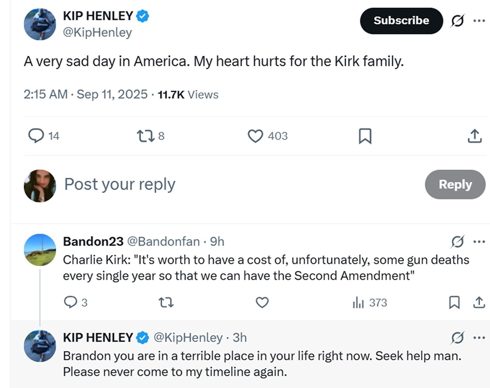KIP HENLEY post/@KipHenley