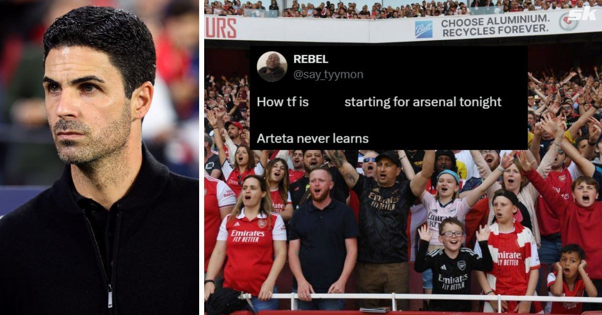 Arsenal fan not happy with Mikel Arteta