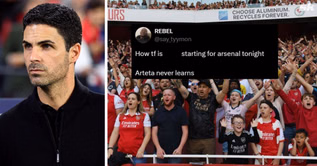 "Why are we risking him", "Wtf is wrong with Arteta" - Fans question Arsenal superstar's inclusion in XI for Port Vale clash
