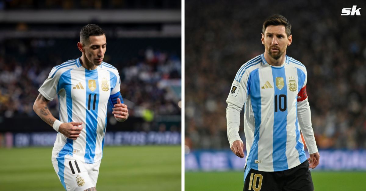 Di Maria reveals why he refused to attend Lionel Messi playing last World Cup qualifying match in Argentina (Source: Both images from Getty)
