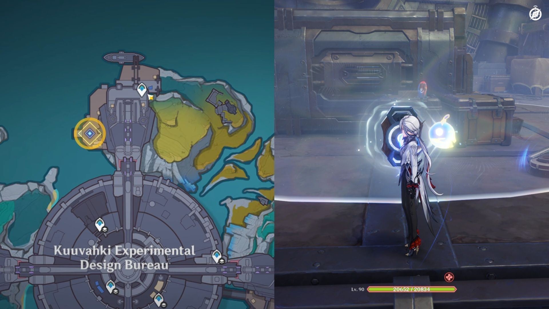 Location of the third cassette (Image via HoYoverse)