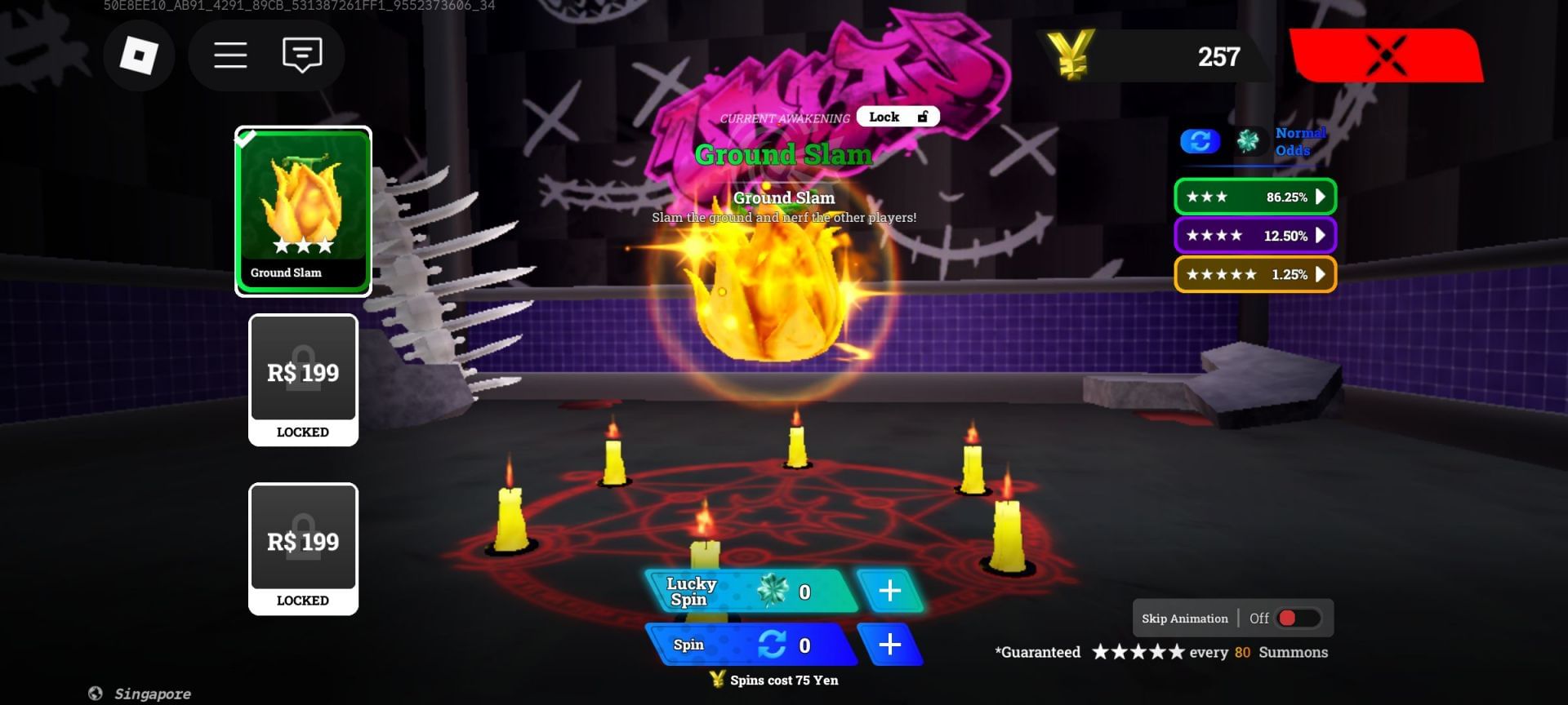 Ground Slam Awakening (Image via Roblox)
