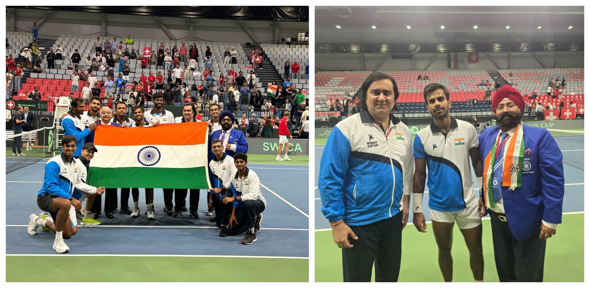 The victorious Indian team in Biel - Source:  AITA on X