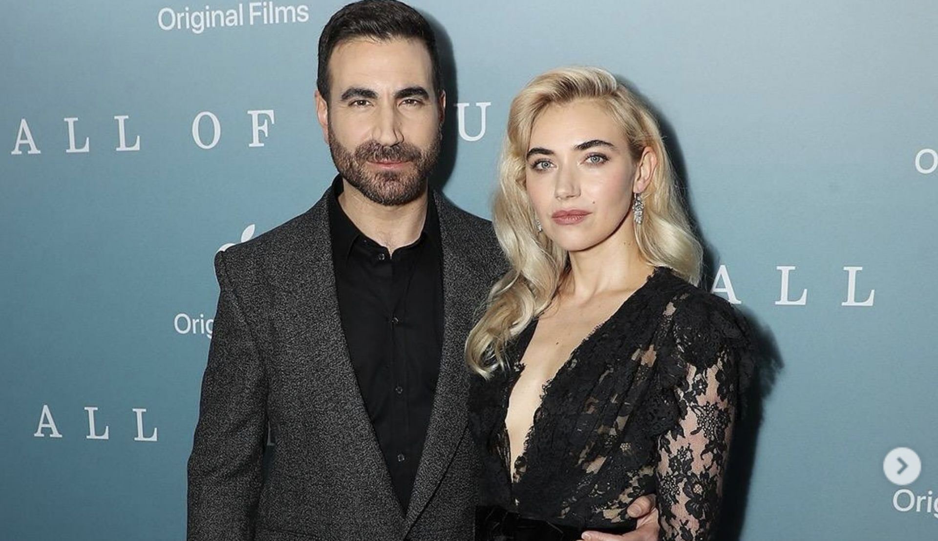 Brett Goldstein and Imogen Poots (Image via Instagram/@mrbrettgoldstein)