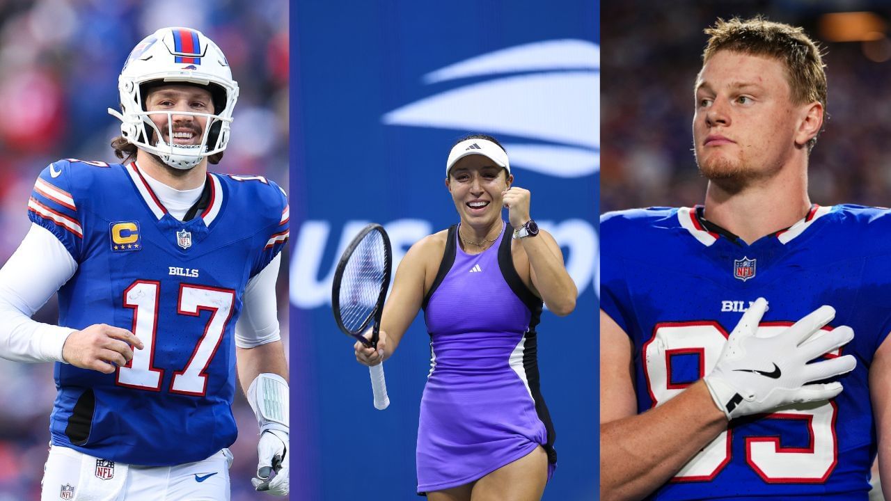 Buffalo Bills heiress Jessica Pegula pokes fun at the team for making Josh Allen, Jackson Hawes and others star in unexpected segment. Credit: GETTY
