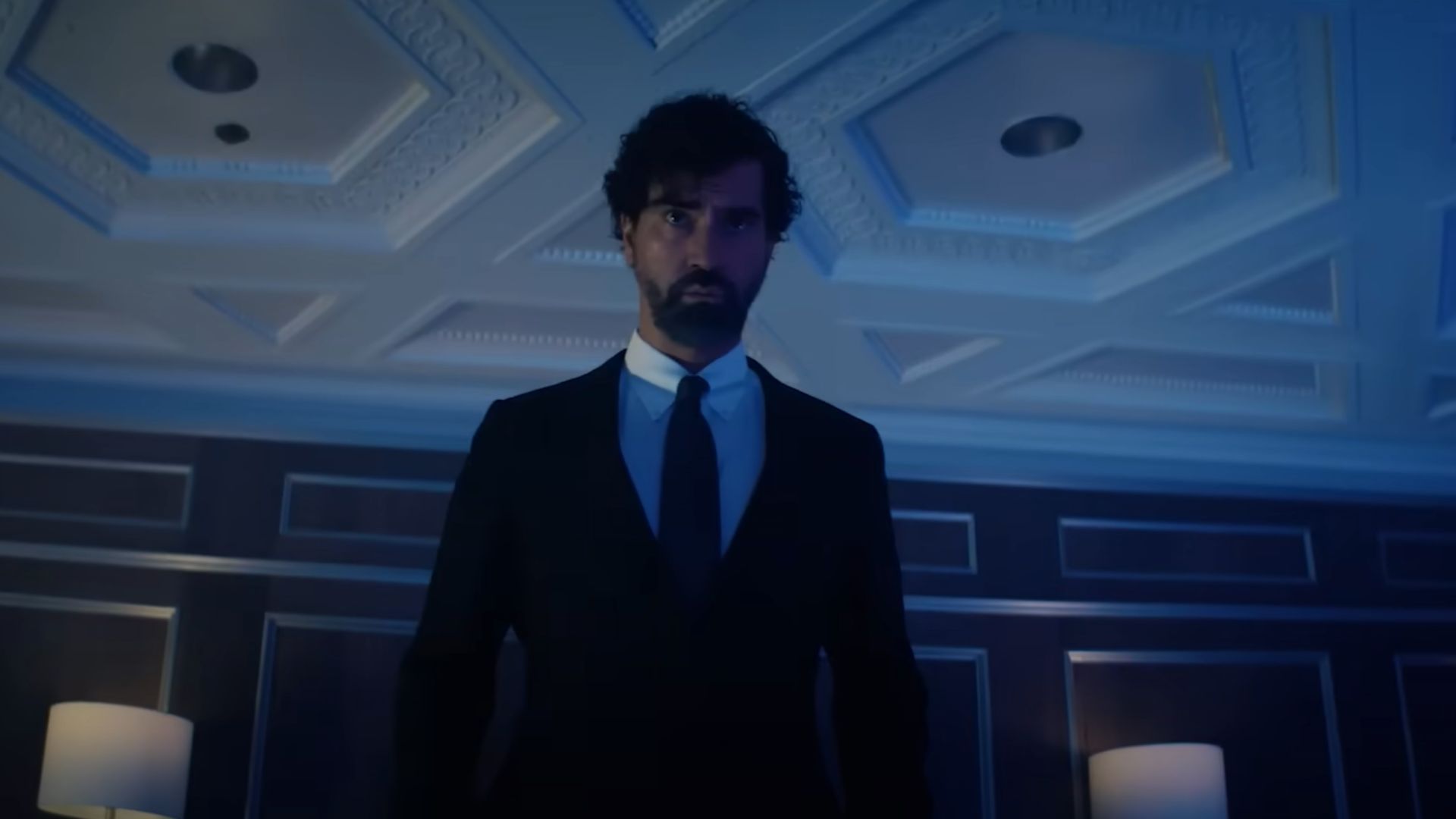 Linklater as Godolkin&#039;s new Dean, Cipher (Image via YouTube/Prime Video)