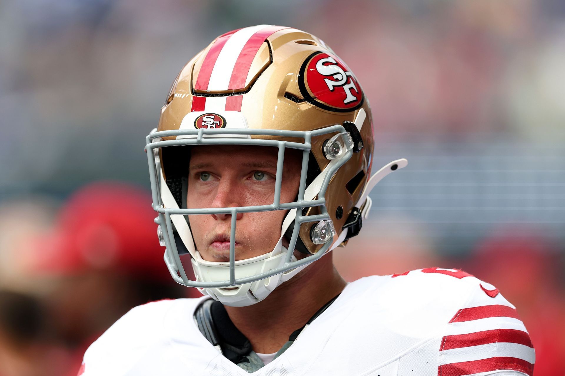 San Francisco 49ers RB Christian McCaffrey - NFL 2025 - Source: Getty