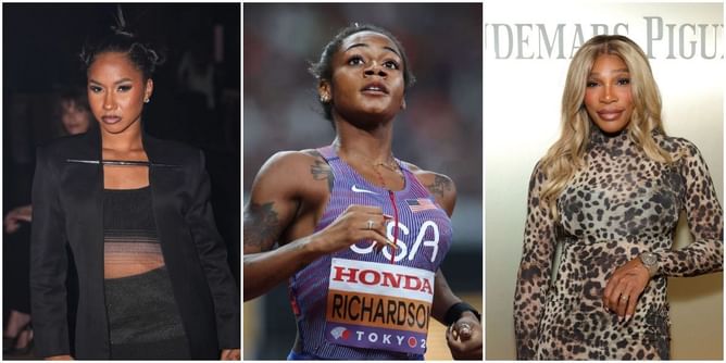 "Give my body your full attention"- Sha'Carri Richardson, Serena Williams and Jordan Chiles feature in Nike X SKIMS along with Kim Kardashian